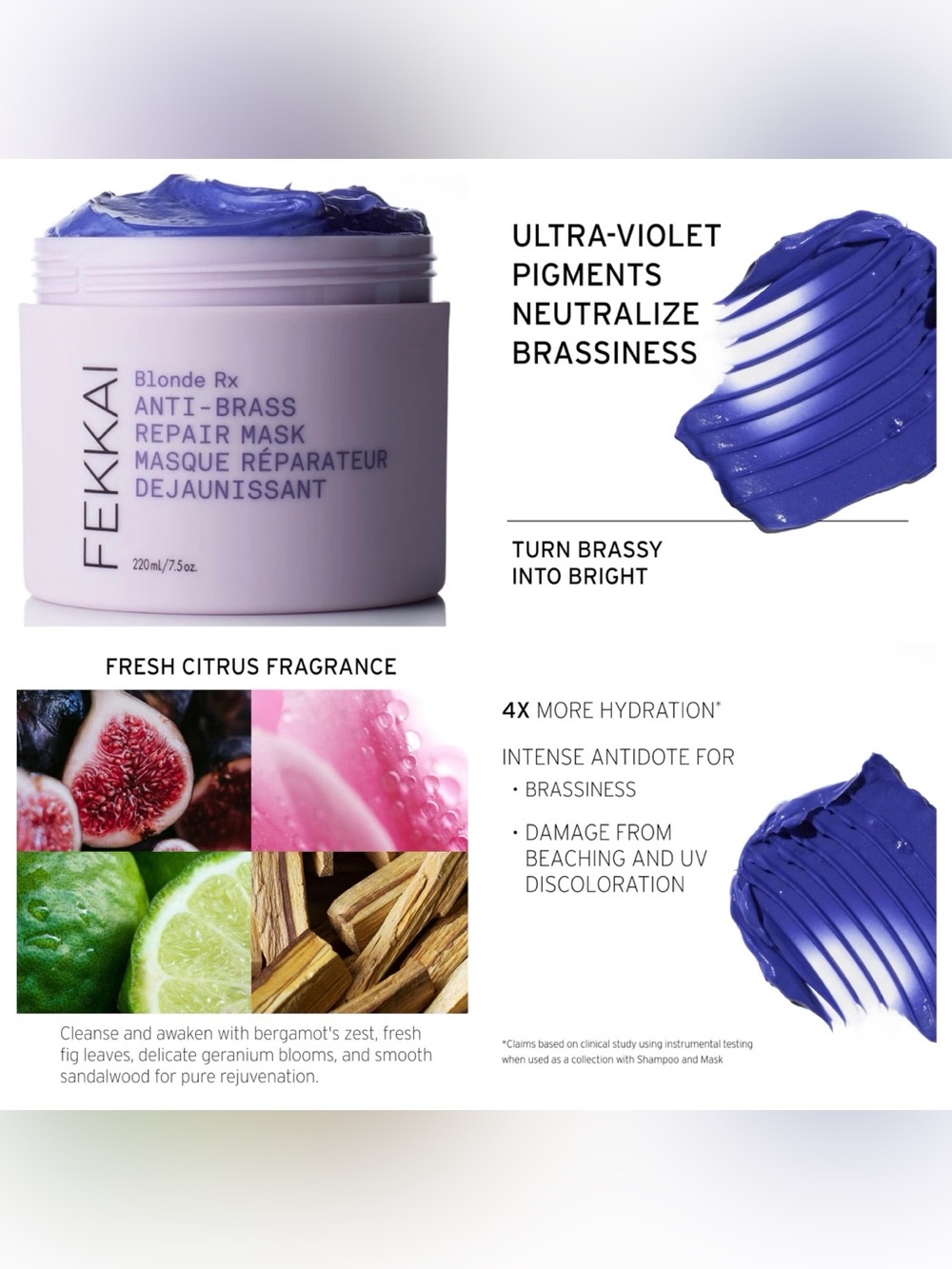 Fekkai Blonde Rx Anti-Brass Repair Mask